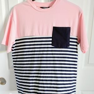 Pink Striped Summer Top